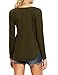 Haola Women's Casual Irregular Hem T-Shirt Juniors Funny Tees Fall Long Sleeve Tops