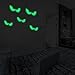 Creative Eyes Skin Wall Sticker Window Decals Halloween Decoration Glow in the Dark, Home Decor Removable Art Mural Baby Nursery Room