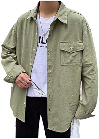 Amazon ミリタリーシャツ 長袖 メンズ ゆったり カジュアルシャツ ストリートメンズ 原宿系 春秋 シャツ 通販