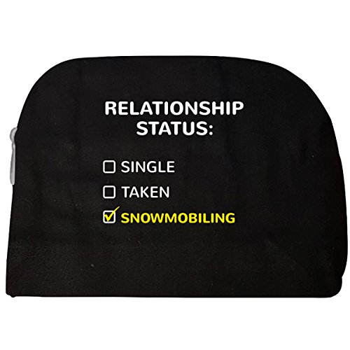 Relationship Status Snowmobiling Gift - Cosmetic Case
