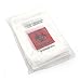 MediChoice Specimen Bag, Biohazard Printed, Zip Closure, Leak Resistant, Polyethylene, 2 Mil, 8 Inch x 10 Inch, Clear (Pack of 100)