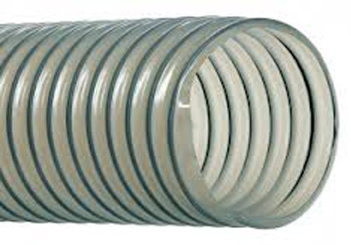 Hi-Tech Duravent Vac-U-Flex TPU Series Polyurethane Vacuum Hose, Clear, 2
