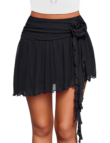 Avidlove Women's Asymmetric Mini Skirt