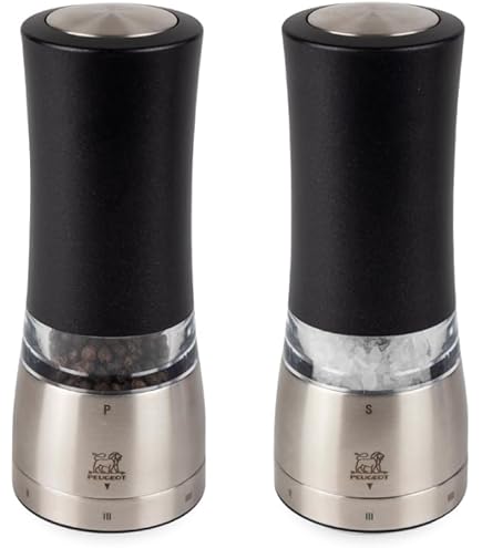 Amazon.com: Peugeot Electric Salt & Pepper Mill Set - Stainless