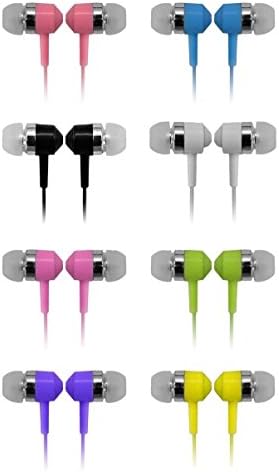 [3 Pack ] Earphone for Samsung Galaxy S4 S5 3.5mm Metal Headphone Color Headset Earbuds With mic With Remote Control for S3 S4 S5 For iPhone 5 5S 5C 6 6S With Microphone