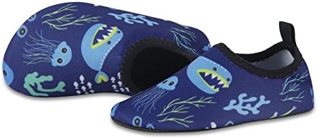 DKRUCAK Kids Swim Water Shoes Baby Boys Girls Toddler Quick-Dry Barefoot Aqua Socks Shoes for Beach Pool Surfing Walking