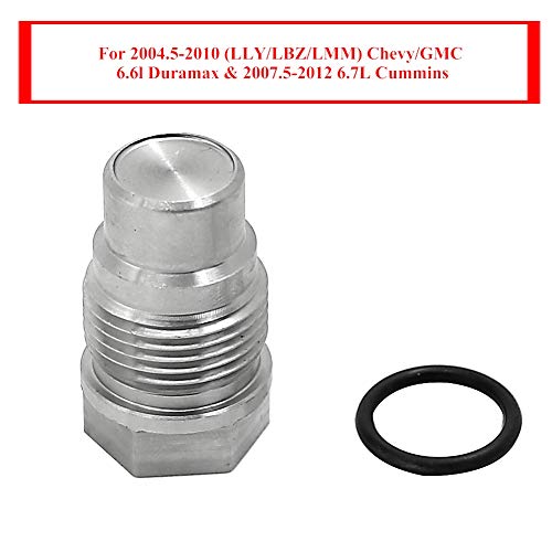 AUTOVIC Diesel Fuel Rail Plug Valve For 07.516 Dodge 6.7L Cummins & 04