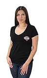 Harley-Davidson Womens Mini Pink B&S Crest Shirt