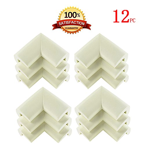 KINGLAKE® 12 Pcs Cushiony Corner Guards Baby Safety Protectors Corner Bumpers