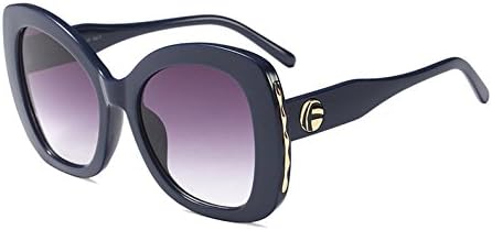 KLXEB Marke Designer Oval Übergroßen Sonnenbrille Frauen Schmetterling Rahmen Weiße Sonnenbrille