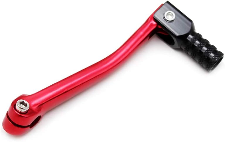 Folding Gear Shifter Shift Lever, PRO BAT, CNC Aluminum Gear Shifter Shift Lever for Motorcycle ATV Apollo SSR 125cc kayo Dirt 110cc 150cc 160cc KLX CRF50 Bike Pit Bike，Black&Red: Home Improvement