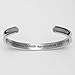Sunflower Jewellery Cuff Bangle Bracelet You are Braver Than You Believe Stainless Steel Inspirational Jewelry