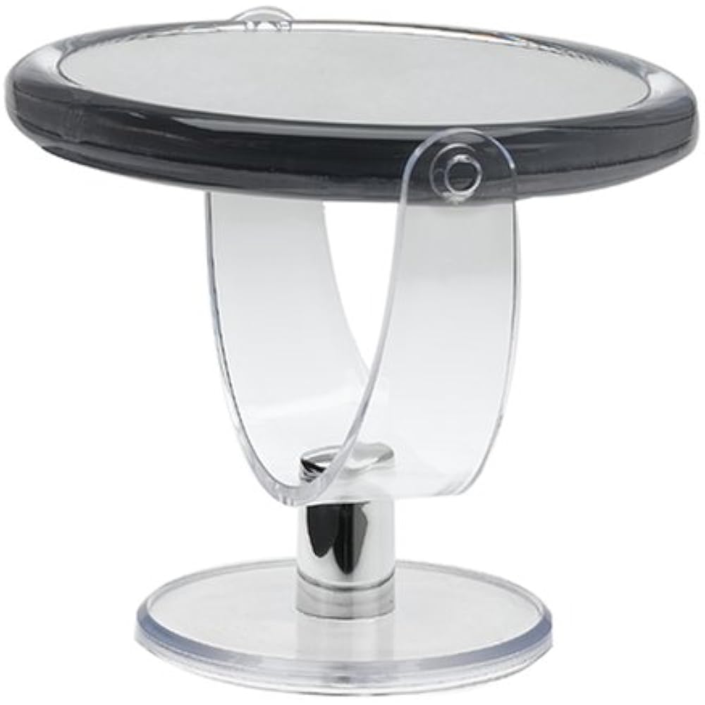 Danielle Ultra Vue TwoSided Makeup Mirror, 12X Magnification, Clear