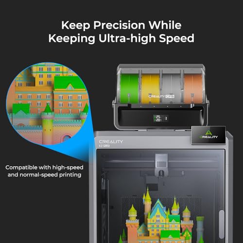 Creality Filamento PLA RFID 1,75 mm para combo K2 Plus, filamento de impressora 3D PLA para alta velocidade 30-600 mm/s, 1 kg (2,2 lbs)/carretel suporte de filamento Hyper RFID CFS, adequado para a