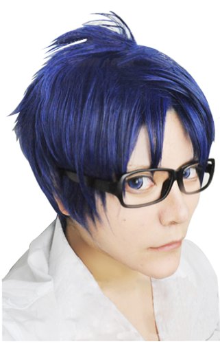 Anangelhair + Free Hair Cap Ryugazaki Rei Anime Short Cosplay Wig