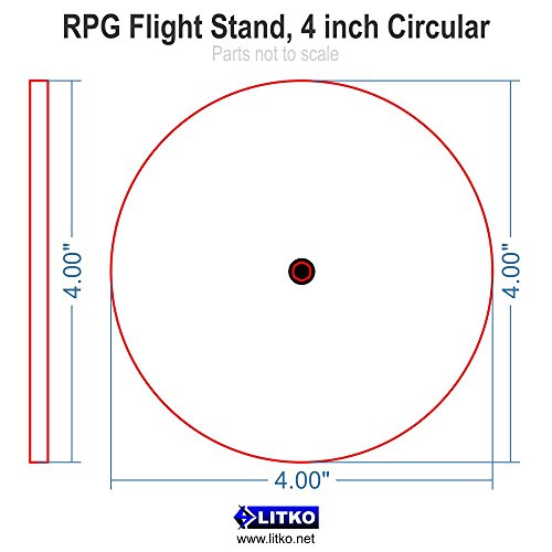 RPG Flight Stands, 4 Inch Circular, GARGANTUAN figure size (1)