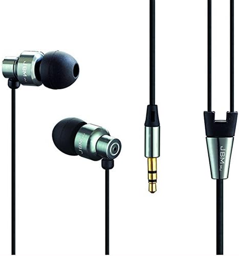 TALABOX-JBM Super Bass Stereo 3.5mm In-Ear Metal earphone Headphone Earbuds Headset for listening music,Play game,watch movie and other vedio activities.(Iron Grey)