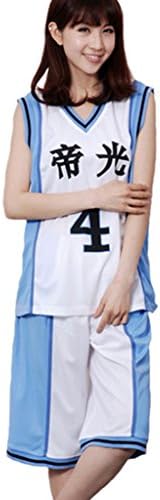 Cos-me Cosplay Costume Kuroko no Basuke Teiko Akashi Seijuro Sportwear No.4 S