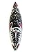 OMA African Wall Mask Wooden Hand Crafted Lucky In Love Fortune Goddess Peace Tiki Mask Wall Hanging Home Decor Gift