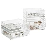 Clear Plastic Drawer Organizers 6
