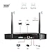Network Video Security System, UOKOO HD 720P Video Security System with 4 Weatherproof Outdoor/Indoor Bullet IP Cameras, 98ft Night Vision and 1 PC of 4-Chanel Wireless NVR Kit (Black)