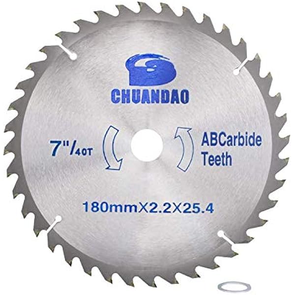 7 inch 40 Tooth Wood Cutting Disc 