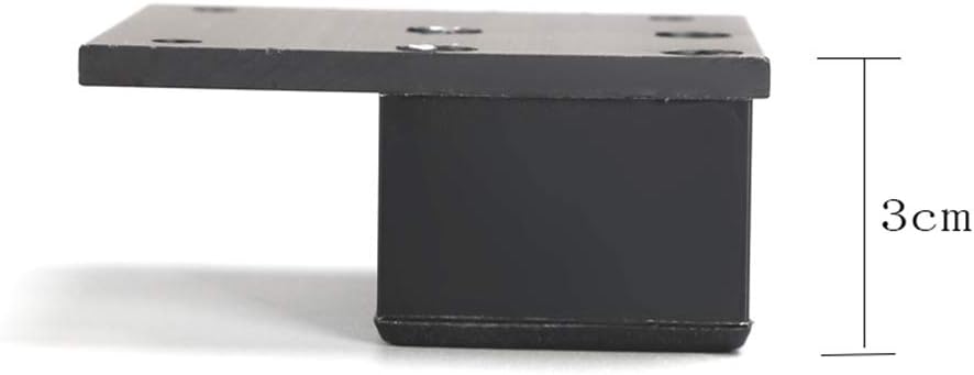 Pies de Muebles, pies de gabinete Cuadrados, Almohadillas de Apoyo