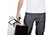 Luggage Tag Business Card Holder TUFFTAAG SINGLE Travel ID Bag Tag - Black