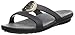 Crocs Women's Sanrah Circle Embellishment Sandal Black/Charcoal Sandal 9 M