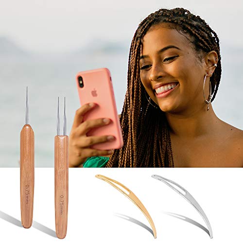 1 Steel+Crochet+Hooks+Dreadlock+0+75mm