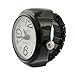 Youyoupifa Arabic Numbers Quartz Alloy Finger Ring Watch (White&Black)