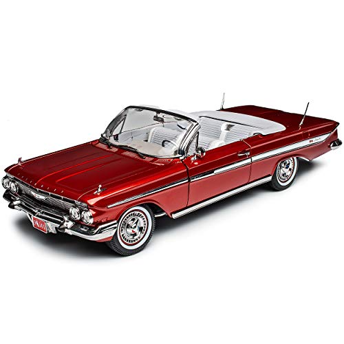 Sun Star Chevrolet Impala Cabrio Rot 2. bis 3. Generation 1959-1964 1/18 Modell Auto mit individiuellem… – Bild 3