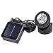 RockBirds SL006 Weatherproof Solar Energy Powered LED Spotlight Available for Outdoor Garden Pool Pond Spot Lamp Light, Automatically Turns On at Dusk and Off at Dawn