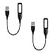 HalSign Charging Cables Compatible for Fitbit Flex,Replacement USB Charger Cable and Wall Charger Compatible for Fitbit Flex (2Pack,30cm)