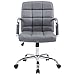 Poly and Bark Manchester Office Chair in Vegan Leather (Grey)