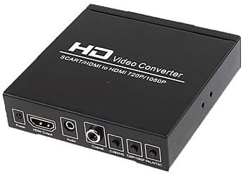 XIE Scart+HDMI Female to HDMI Female Video Converters Support 720P 1080P