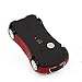 CHUYI Cool Sports 3D Car Shaped Wireless Optical Office Mouse 1600DPI 3 Button for Computer Laptop (Red- 1 Pack)
