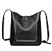S-ZONE Women's Small Genuine Leather Shoulder Bag Chic Cross-body Bag Tassel Ladies' Purse