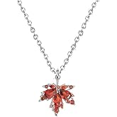 Modpide Gold Dainty Maple Leaf Necklace Autumn Maple Leaf Pendant Necklace Thanksgiving Gift Jewelry