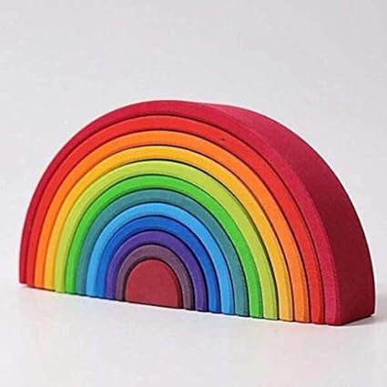 amazon wooden rainbow