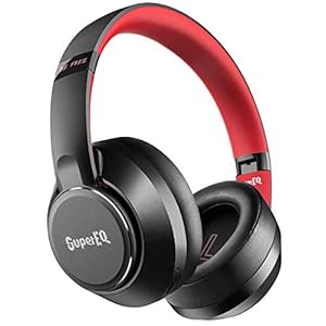 Hybrid-Active-Noise-Cancelling-Headphones-SuperEQ-S1-Wireless-Headphones-Over-Ear-with-Bluetooth-50-Ambient-Mode-45H-Playtime-Hi-Fi-Deep-Bass-Bluetooth-Headphones-with-Bulit-in-Mic-Black Hybrid Active Noise Cancelling Headphones, SuperEQ S1 Wireless Headphones Over Ear with Bluetooth 5.0, Transparency Mode…
