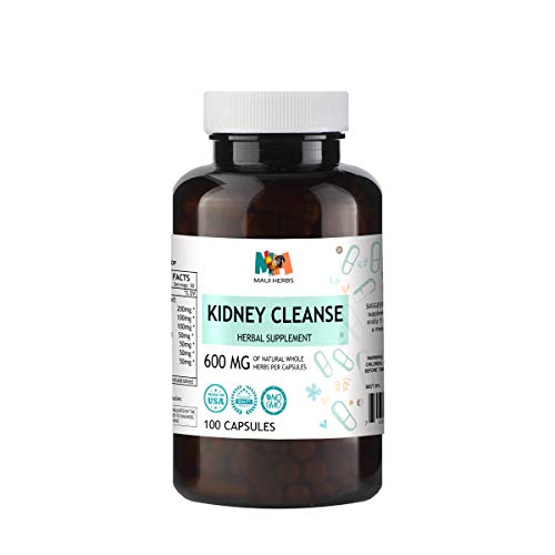 Kidney Cleanse Supplement 100 Capsules (Cleavers, Cranberry, Horsetail