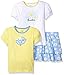 Gerber Girls' 3 Playwear Set 2/Shirts 1/Skort, Bird, 12 Months