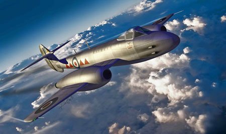 HK MODELS 1:32 Gloster Meteor F.4