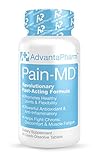 PAIN-MD, Top Pain Relief Supplement, Fast Acting Natural Formula for Joint Pain Relief and Muscle Discomfort, More Flexibility with Anti-Inflammatory Benefits, 90 Capsules