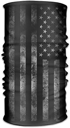 BBONE2 MensUS USA American Flag Retro Headband Scarf Face Mask Magic Bandana As Neck Gaiter Head Wrap Ultra Soft Elastic Quick Dry Microfiber For Outdoor Sports Yoga One Size