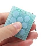 Novelty Toy Electronic Bubble Squeeze Wrap Stress Relieve Gadget Keychain (Blue)