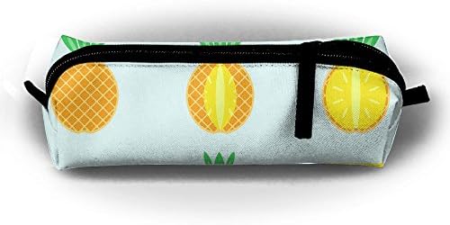 Stationery Bag Pen Holder Pencil Pouch Cosmetic Pineapple Pattern Office Supplies Coins Makeup Pouch Purse For Students