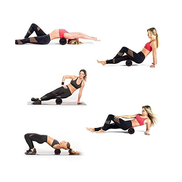 CSFLY-Foam-Roller-352-x-153-x-104-cm-for-Home-Workout-Massage-Roller-for-Stretching-Exercise-Back-Roller-Massager-Portable-Fitness-Equipment-Muscle-Roller-for-Pilates-Pain-Relief CSFLY Foam Roller 35.2 x 15.3 x 10.4 cm for Home Workout, Massage Roller for Stretching Exercise & Back Roller Massager…