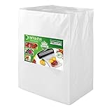 WVacFre 200 Quart Size 8x12Inch 4mil Food Saver